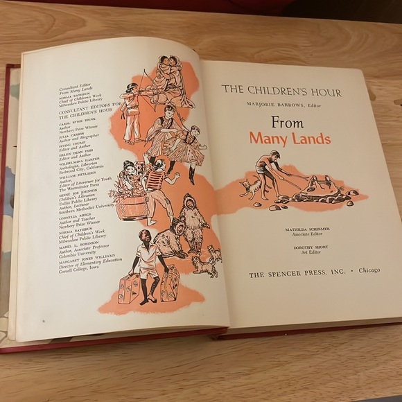From Many Lands The Children’s Hour vintage hardcover 1953 book 9 - Picture 11 of 17